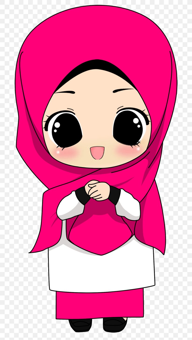 Muslim Islam Quran Hijab Cartoon, PNG, 720x1450px, Watercolor, Cartoon, Flower, Frame, Heart Download Free
