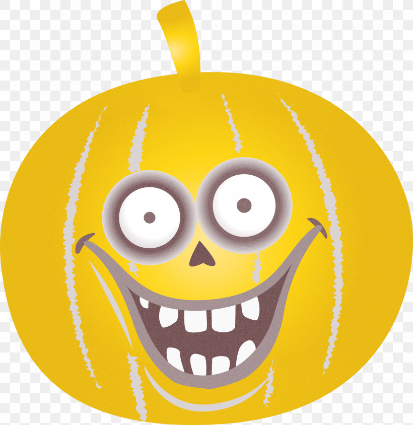 Jack O Lantern Halloween, PNG, 2913x3000px, Jack O Lantern, Cartoon, Facial Expression, Fruit, Halloween Download Free