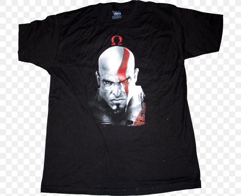 T-shirt God Of War: Omega Collection Hoodie Kratos, PNG, 700x667px, Tshirt, Active Shirt, Black, Brand, Clothing Download Free