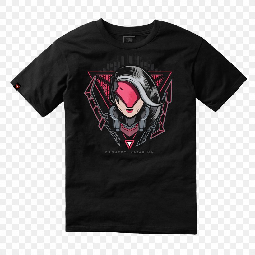T-shirt North America League Of Legends Championship Series Twitch, PNG, 1000x1000px, Tshirt, Active Shirt, Black, Brand, Clothing Download Free