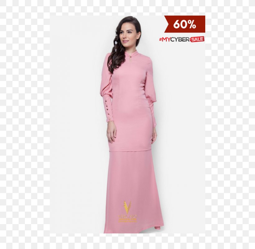 Baju Kurung Sleeve Malaysia Fashion Dress, PNG, 500x800px, Baju Kurung, Bead, Bell Sleeve, Bridal Party Dress, Clothing Download Free