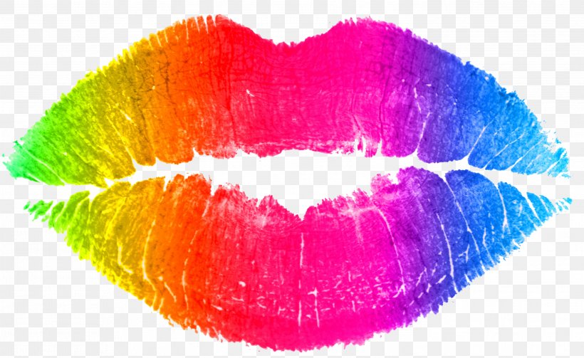 Drawing Lip Rainbow Color Clip Art, PNG, 2793x1716px, Drawing, Art, Close Up, Color, Cosmetics Download Free