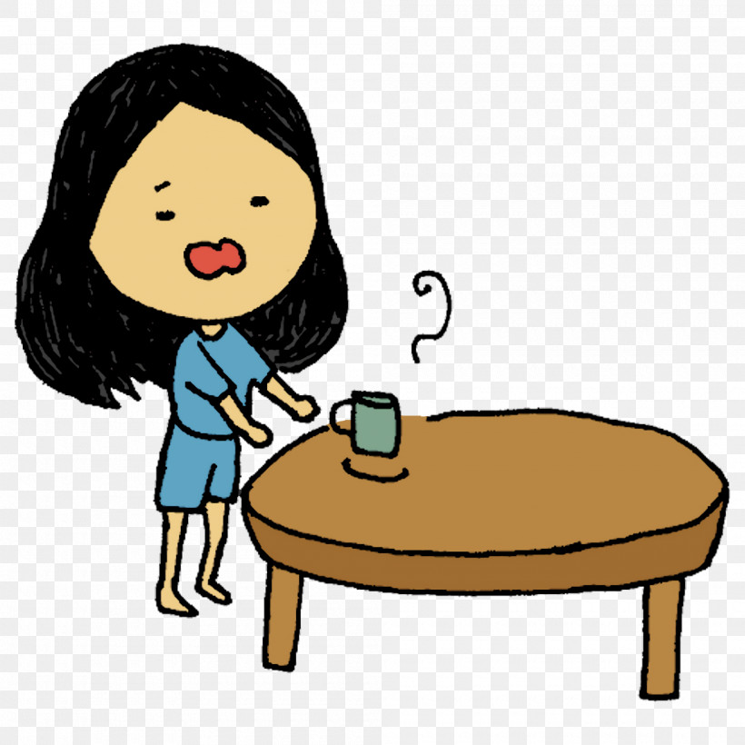 Home Interior, PNG, 2000x2000px, Home Interior, Behavior, Cartoon, Human, Table Download Free