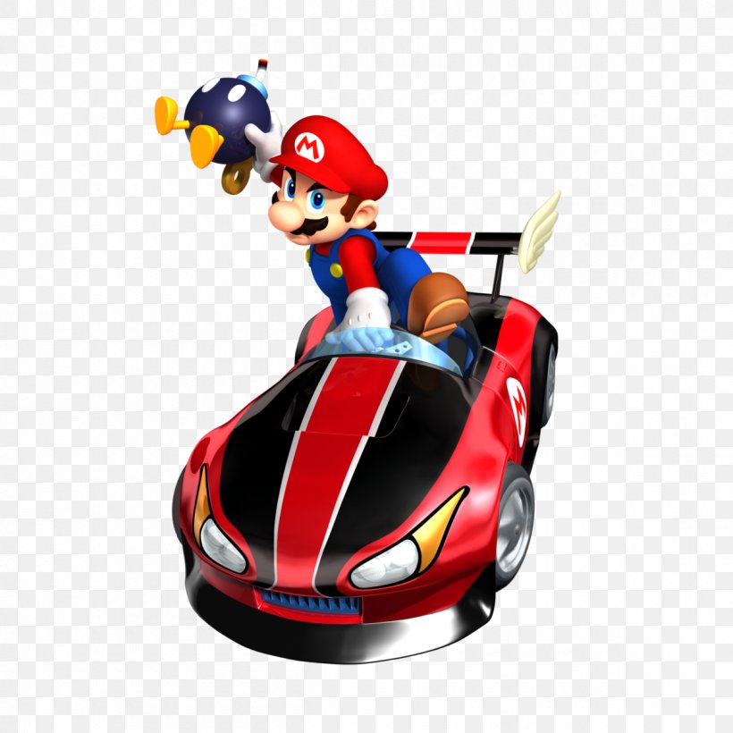 Mario Kart Wii Super Mario Bros. Super Mario Kart Mario Kart: Double Dash, PNG, 1200x1200px, Mario Kart Wii, Automotive Design, Car, Figurine, Luigi Download Free