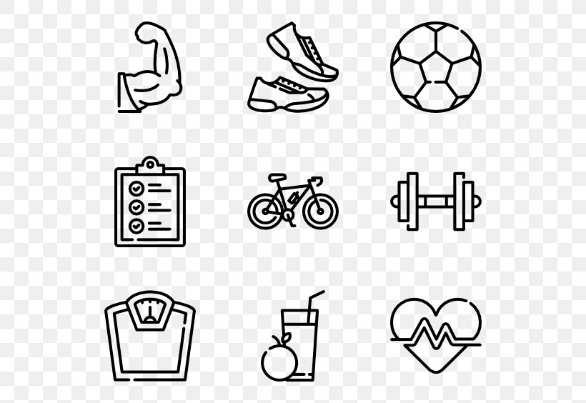 Fitness Centre Physical Fitness Symbol Clip Art, PNG, 600x564px, Fitness Centre, Area, Art, Black, Black And White Download Free