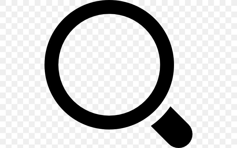 Search Box Magnifying Glass Symbol, PNG, 512x512px, Search Box, Black, Black And White, Glass, Logo Download Free