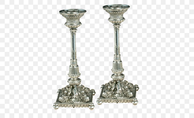 Silver 01504 Brass Candlestick, PNG, 500x500px, Silver, Brass, Candle, Candle Holder, Candlestick Download Free