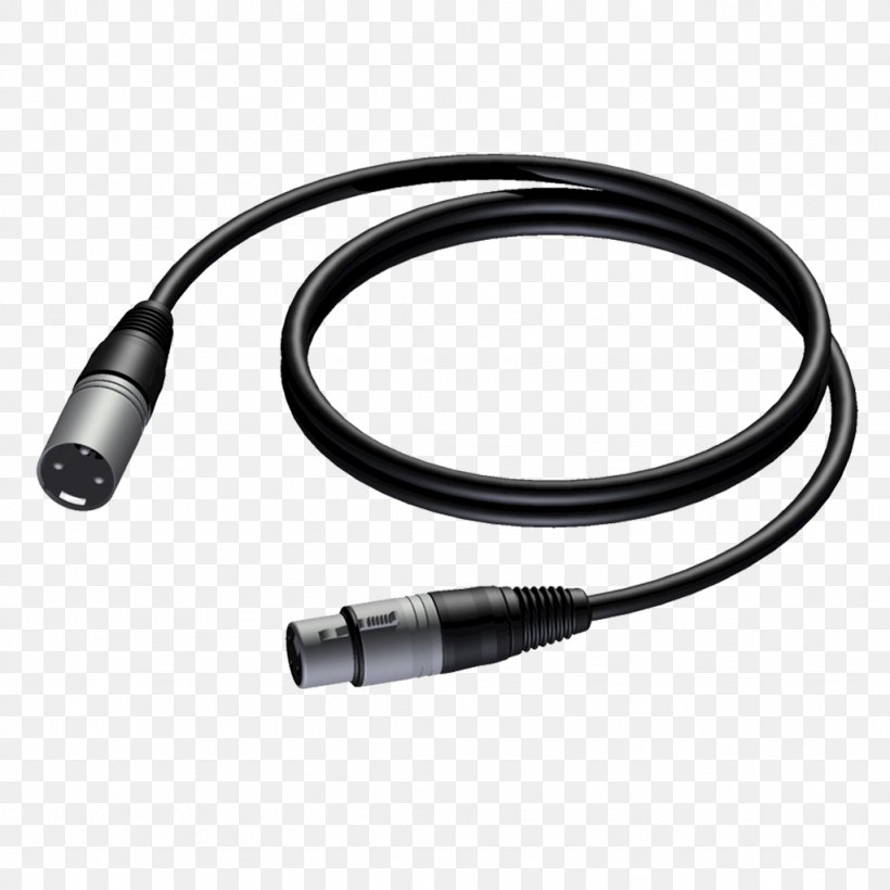 XLR Connector Electrical Cable Microphone Electrical Connector Twisted Pair, PNG, 1024x1024px, Xlr Connector, Cable, Coaxial Cable, Coolblue, Data Transfer Cable Download Free