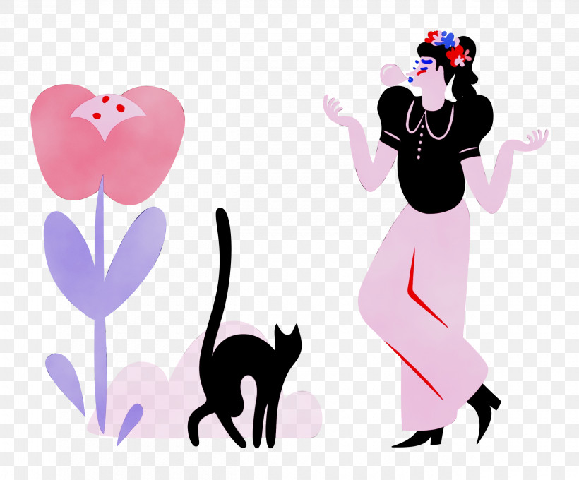 Cat Cartoon Character Heart Happiness, PNG, 2500x2074px, Park, Behavior, Cartoon, Cat, Character Download Free