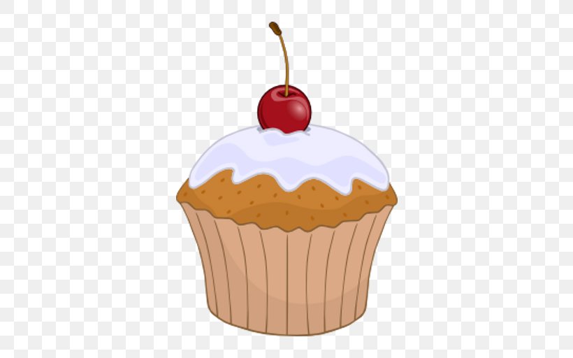 Food Cupcake Cherry Dessert Icing, PNG, 512x512px, Food, Baked Goods, Cherry, Cream, Cupcake Download Free