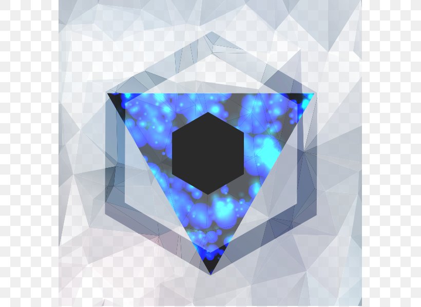 Geometry Triangle Crystal Line Blue, PNG, 591x598px, Geometry, Blue, Blue Diamond, Color, Crystal Download Free