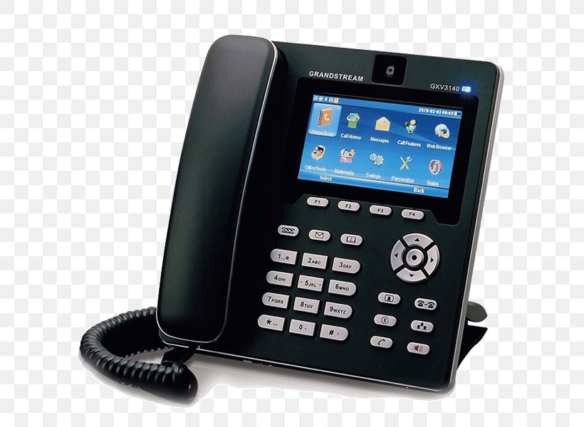 Grandstream Networks VoIP Phone Grandstream GXV3240 Voice Over IP Telephone, PNG, 600x600px, Grandstream Networks, Business Telephone System, Caller Id, Communication, Corded Phone Download Free