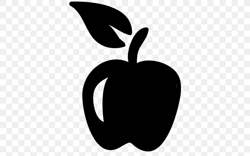 Apple Logo, PNG, 512x512px, Apple, Black And White, Fruit, Iphone, Leaf Download Free