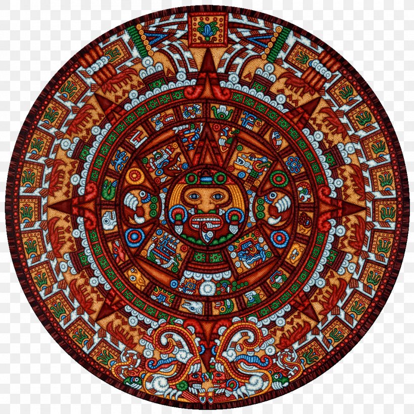 Aztec Calendar Stone National Museum Of Anthropology Mesoamerica Maya Civilization, PNG, 1100x1100px, 365day Calendar, Aztec Calendar Stone, Art, Aztec, Aztec Calendar Download Free
