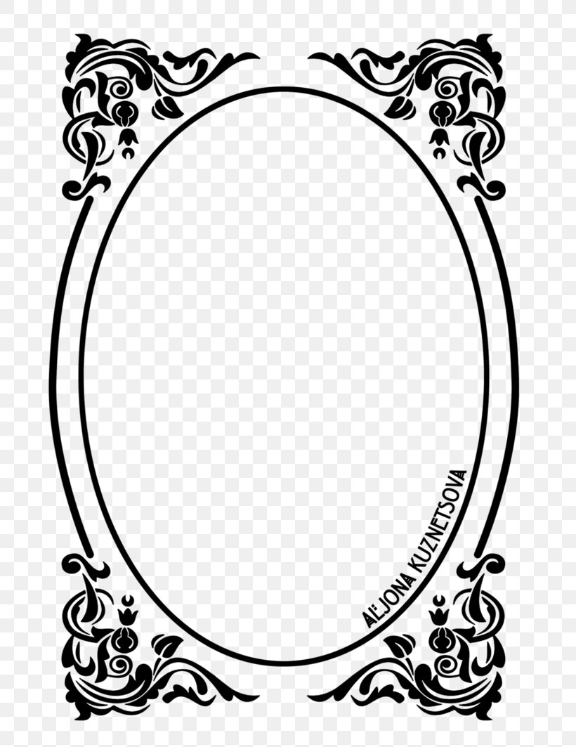 Picture Frames Clip Art, PNG, 752x1063px, Picture Frames, Area, Black, Black And White, Body Jewelry Download Free