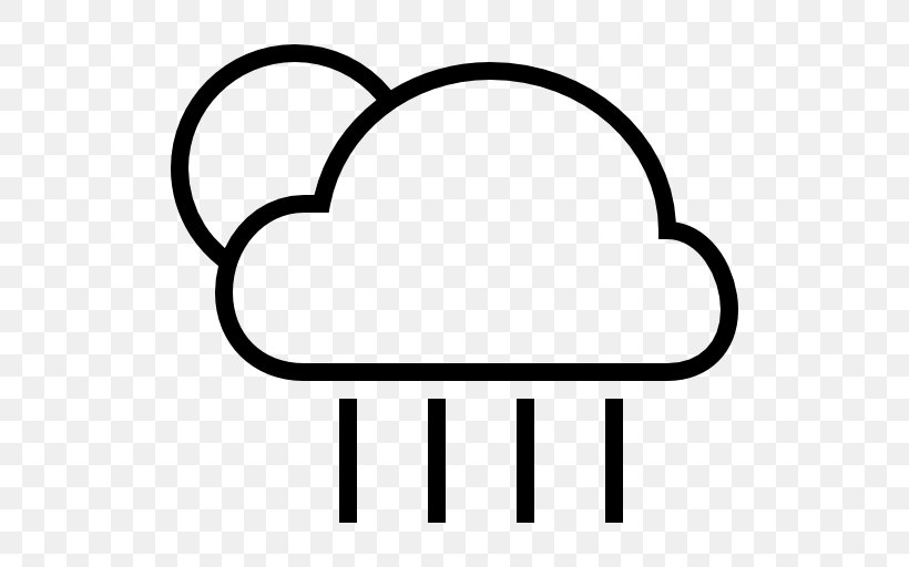 Cloud Meteorology Rain Clip Art, PNG, 512x512px, Cloud, Area, Black And White, Cloudburst, Fog Download Free