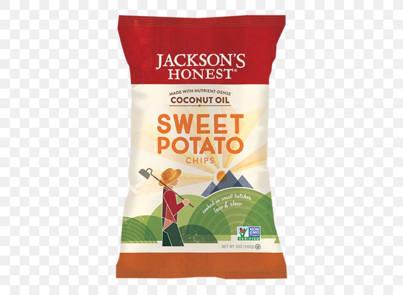 Jackson's Honest Sweet Potato Chips Junk Food Sweet Potatoes, PNG, 600x600px, Watercolor, Cartoon, Flower, Frame, Heart Download Free