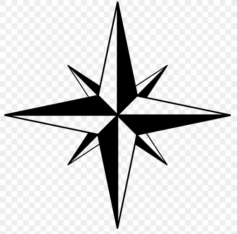 North Compass Rose Wind Rose, PNG, 1200x1184px, North, Artwork, Black And White, Cardinal Direction, Compass Download Free