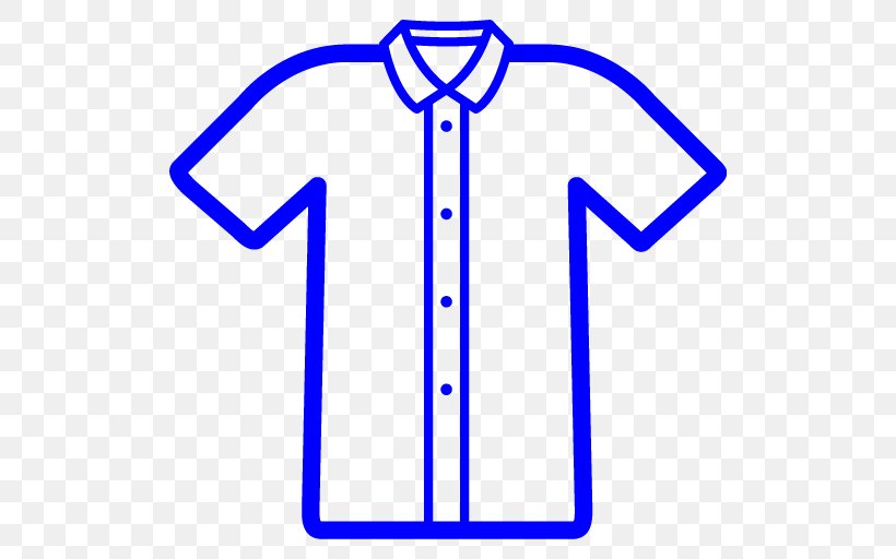 Polo Shirt T-shirt Clothing Sleeve, PNG, 512x512px, Polo Shirt, Area, Blue, Clothing, Collar Download Free