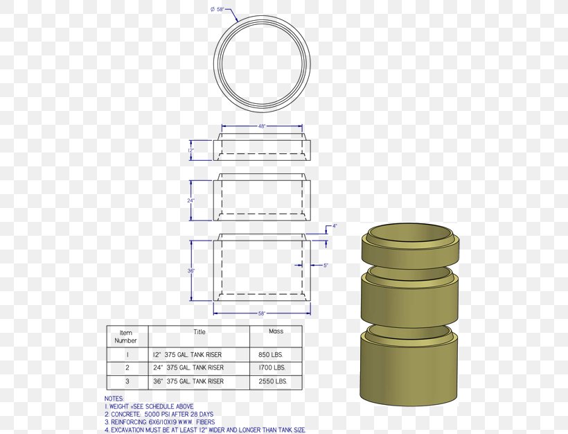 Septic Tank Precast Concrete Storage Tank Pump, PNG, 520x626px, Septic Tank, Cement, Com, Concrete, Cylinder Download Free