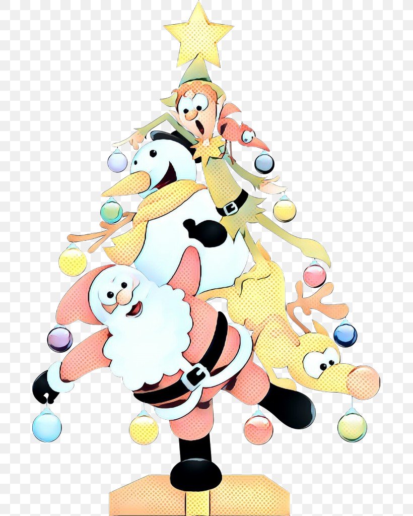 Christmas Tree Christmas Ornament Clip Art Illustration Christmas Day, PNG, 691x1024px, Christmas Tree, Cartoon, Character, Christmas Day, Christmas Ornament Download Free