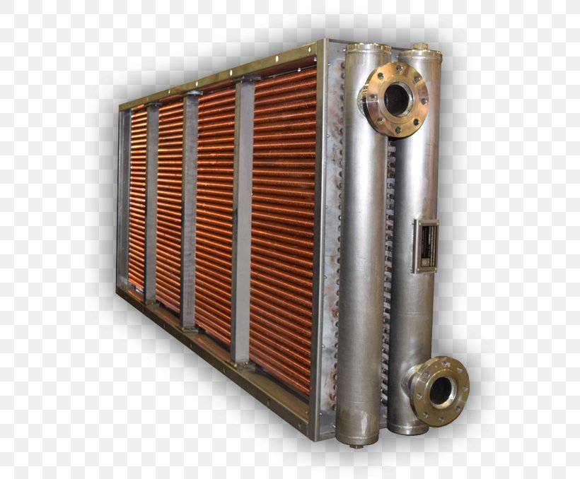 Fin Heat Exchangers Heat Transfer Equipment Electromagnetic Coil, PNG, 609x678px, Fin, Capacitor, Coil, Condenser, Cylinder Download Free