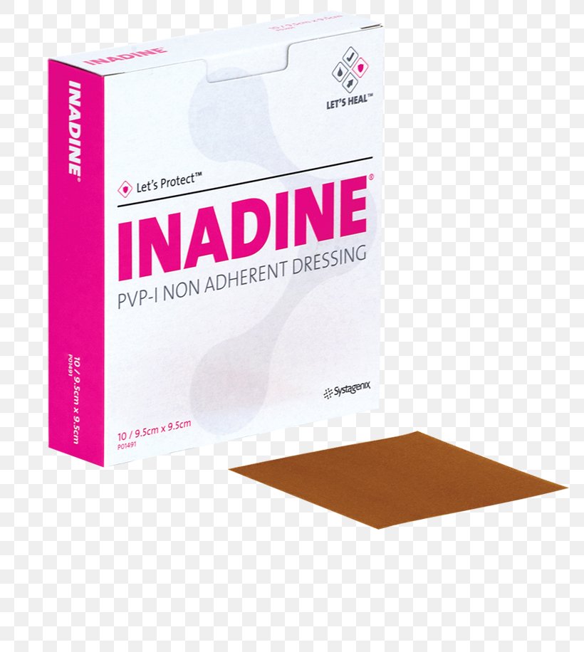 Inadine Dressing Povidone-iodine Topical Medication Wound, PNG, 803x916px, Dressing, Antiseptic, Brand, Burn, Infection Download Free