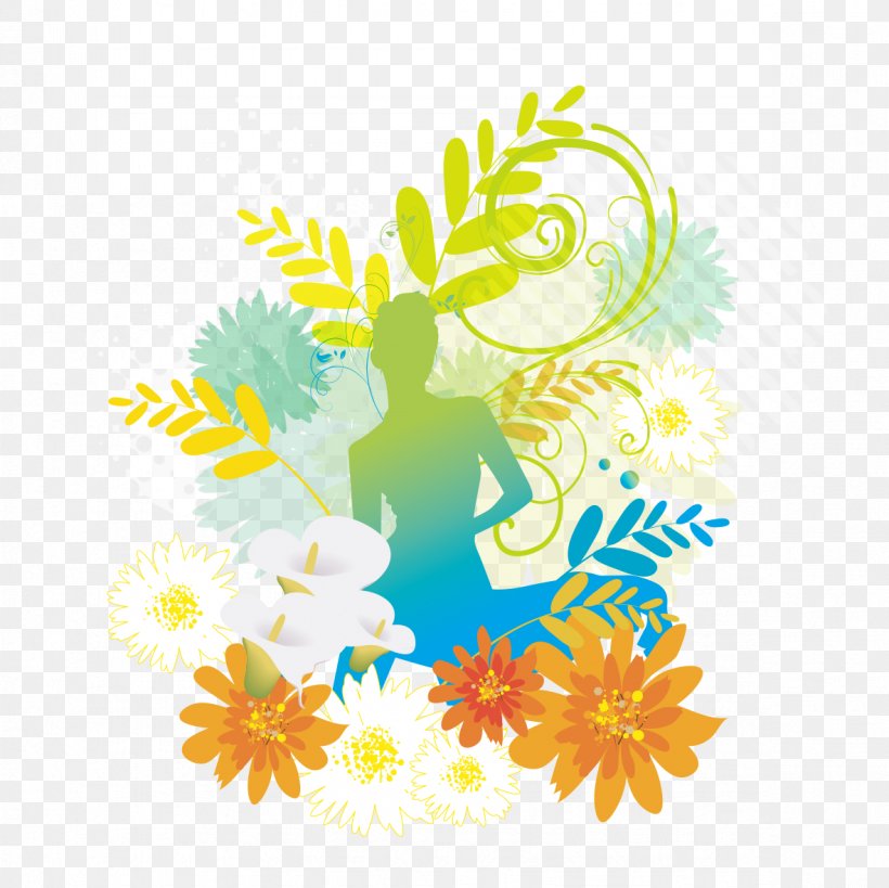 Floral Design Silhouette Clip Art, PNG, 1181x1181px, Floral Design, Art, Branch, Cartoon, Coreldraw Download Free
