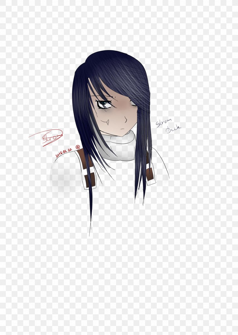 Black Hair Hair Coloring Long Hair Eyebrow, PNG, 2480x3484px, Watercolor, Cartoon, Flower, Frame, Heart Download Free