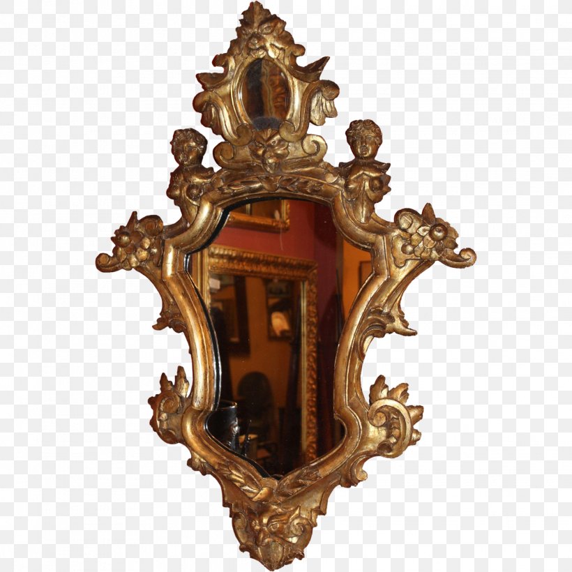Mirror Baroque Decorative Arts Picture Frames Wood Carving, PNG, 2029x2029px, Mirror, Antique, Art, Baroque, Bathroom Download Free