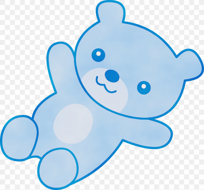 Teddy Bear, PNG, 3000x2789px, Watercolor, Adobe After Effects, Adobe Premiere Pro, Cartoon, Line Art Download Free