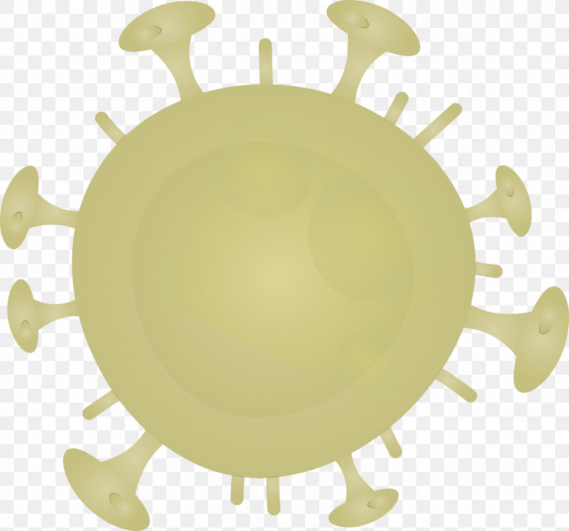 Yellow Circle, PNG, 3000x2800px, Coronavirus, Circle, Corona, Covid, Paint Download Free