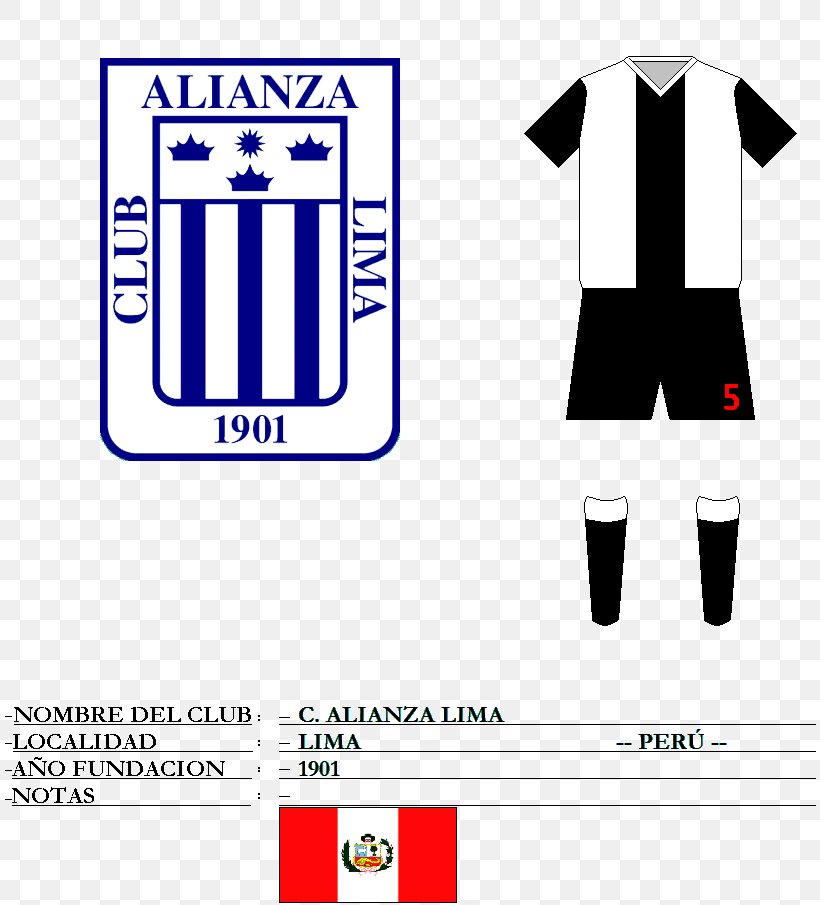Alianza Lima Peru National Football Team Universidad Técnica De Cajamarca Juan Aurich, PNG, 813x905px, Alianza Lima, Area, Black, Brand, Clothing Download Free