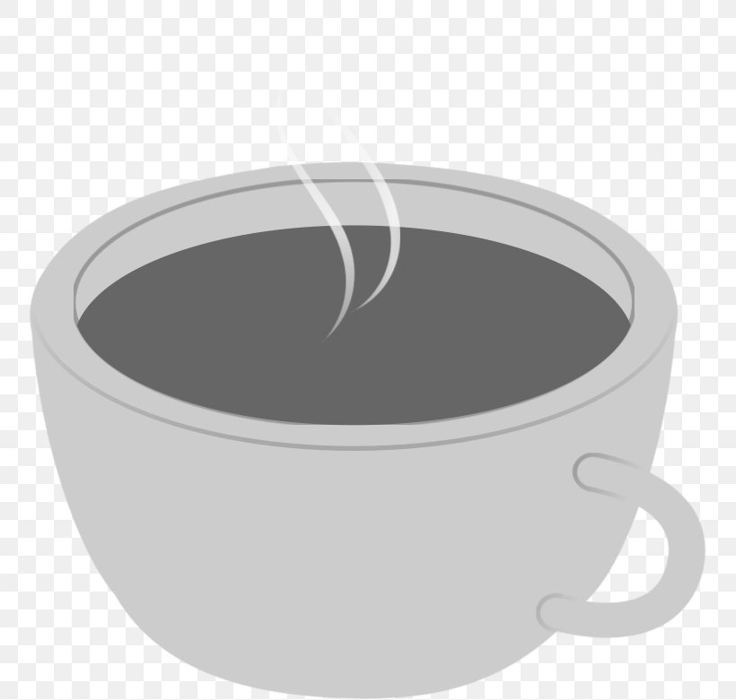 Coffee Cup Clip Art, PNG, 754x781px, Coffee Cup, Coffee, Cup, Drinkware, Grayscale Download Free