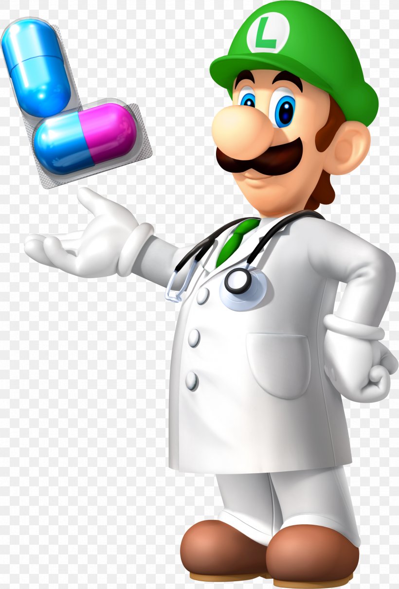 Dr. Luigi Super Smash Bros. For Nintendo 3DS And Wii U Super Mario Bros., PNG, 2467x3644px, Dr Luigi, Cartoon, Dr Mario, Figurine, Finger Download Free