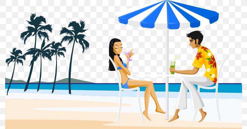 Essential Foreign Chat-up Lines Beach Line Art, PNG, 788x430px, Beach, Area, Blue, Cartoon, Competition Download Free