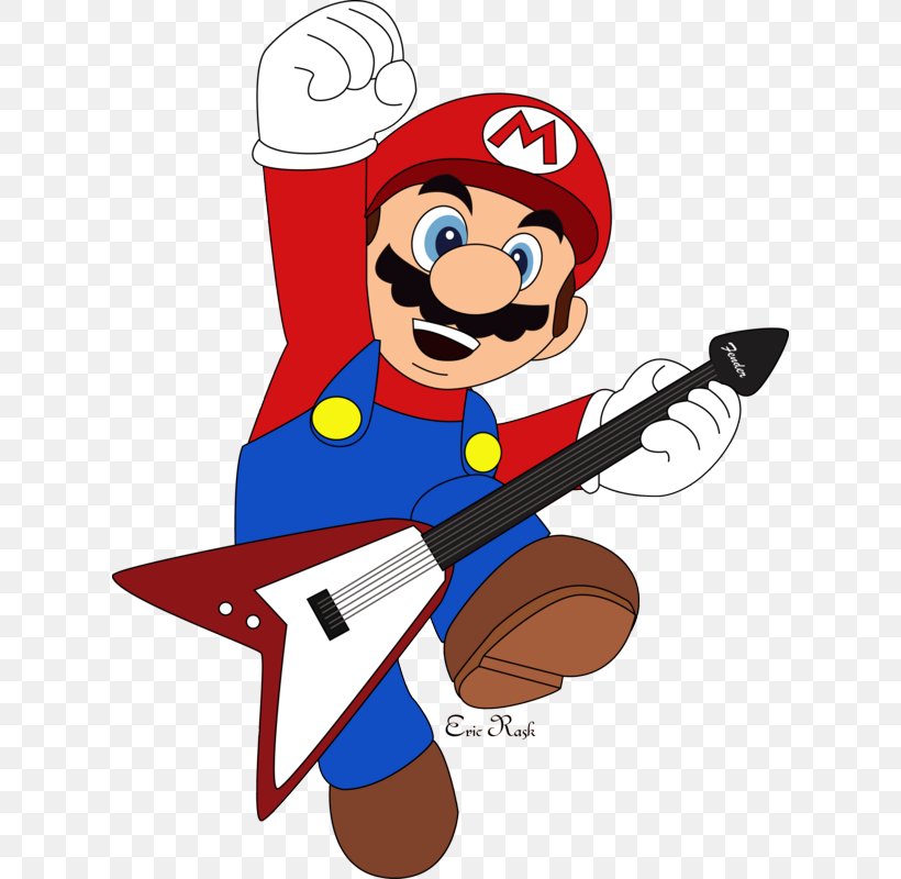 Mario Bros. Princess Daisy Guitar Video Game, PNG, 616x800px, Mario Bros, Bass Guitar, Cartoon, Character, Fictional Character Download Free