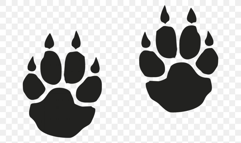 Paw Tiger Cougar Dog Clip Art, PNG, 700x485px, Paw, Animal, Animal Track, Black, Black And White Download Free