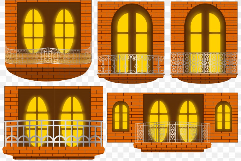 Balcony Euclidean Vector Window, PNG, 5785x3874px, 3d Computer Graphics, Balcony, Arch, Building, Deck Railing Download Free
