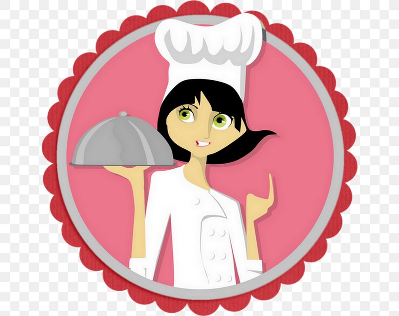 Chef Cooking Woman Clip Art, PNG, 650x650px, Watercolor, Cartoon, Flower, Frame, Heart Download Free