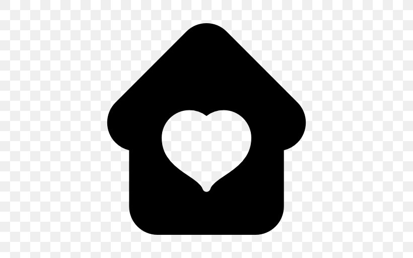 Clip Art, PNG, 512x512px, House, Black, Black And White, Heart, Home Download Free