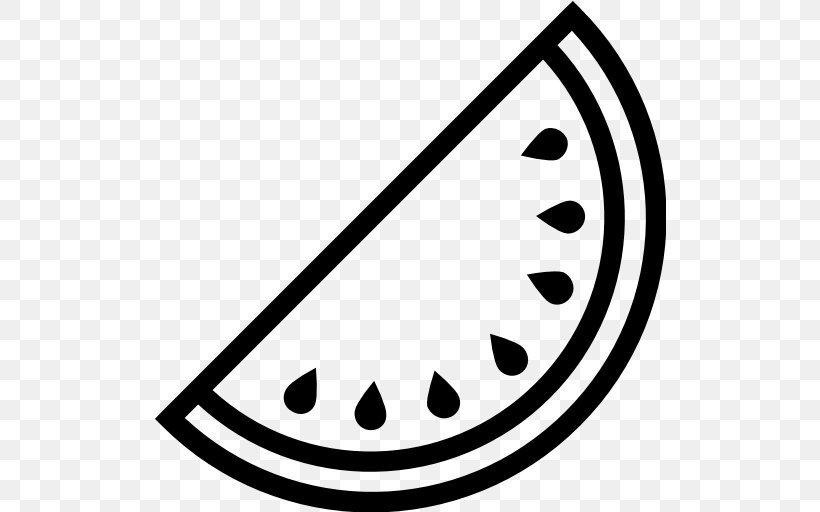 Food Watermelon Clip Art, PNG, 512x512px, Food, Area, Black And White, Fruit, Line Art Download Free