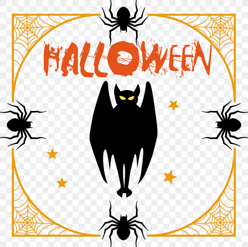 Halloween, PNG, 3000x2992px, Halloween, Flower, Insect, Logo, M Download Free