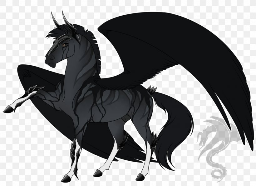 Mane Mustang Stallion Pony Legendary Creature, PNG, 1024x744px, Mane, Black And White, Colt, Fictional Character, Horse Download Free