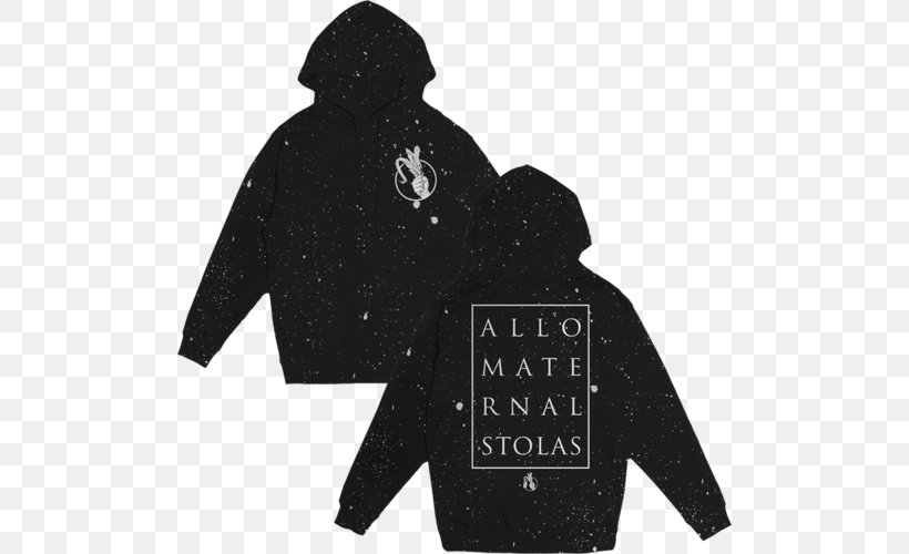 Hoodie Dayseeker Love And Loathing With Confidence Phonograph Record, PNG, 500x500px, 2018, Hoodie, Black, Hood, Jacket Download Free