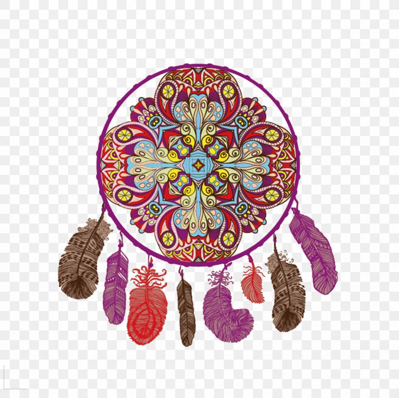 Dreamcatcher Cushion, PNG, 2362x2362px, Dreamcatcher, Art, Cushion, Feather, Geometric Shape Download Free