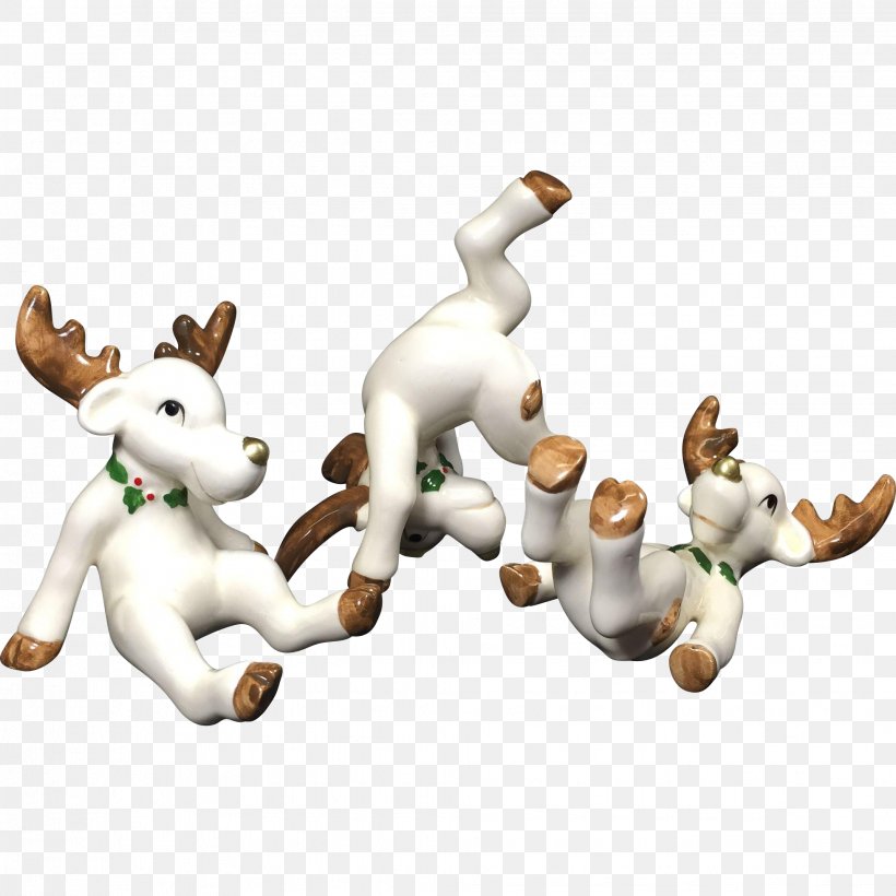 Reindeer Santa Claus Christmas Porcelain Ceramic, PNG, 1957x1957px, Reindeer, Carnivoran, Ceramic, Christmas, Christmas Card Download Free