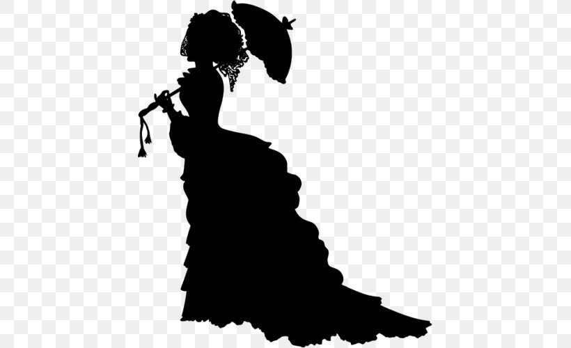 Victorian Era Silhouette Clip Art, PNG, 500x500px, Victorian Era, Black, Black And White, Drawing, Gentleman Download Free