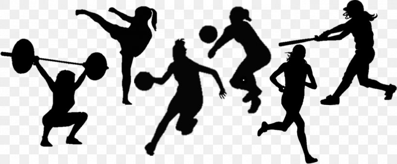 Women's Sports Larraul Silhouette Volleyball, PNG, 1389x576px, Sport, Black And White, Exercise, Football, Handball Download Free