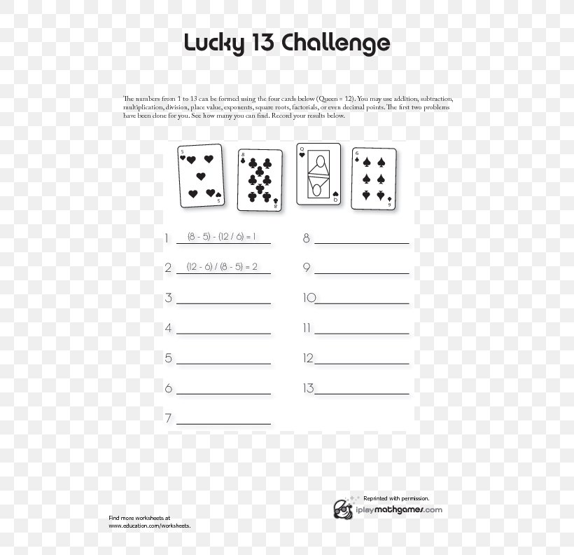 Fifth Grade Mathematical Game Worksheet Mathematics, PNG, 612x792px, Fifth Grade, Area, Black And White, Brand, Diagram Download Free